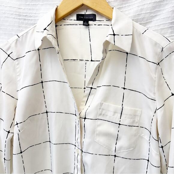 The Limited Button Down Blouse sz S - Picture 4 of 7